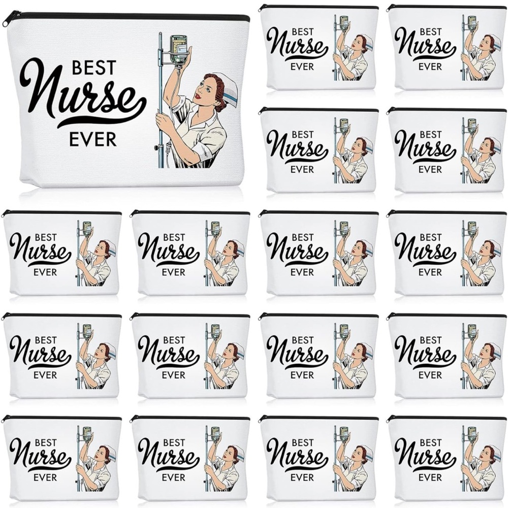 20 nurse zip makeup bags